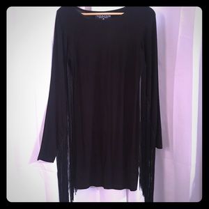Killstar mini dress with fringe, size XL